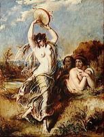 William Etty - Bacchante Playing the Tambourine